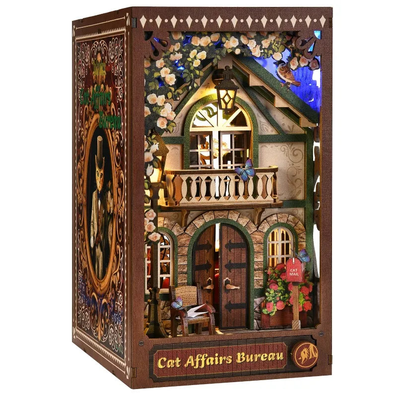 Cat Affairs Bureau Book Nook Kit
