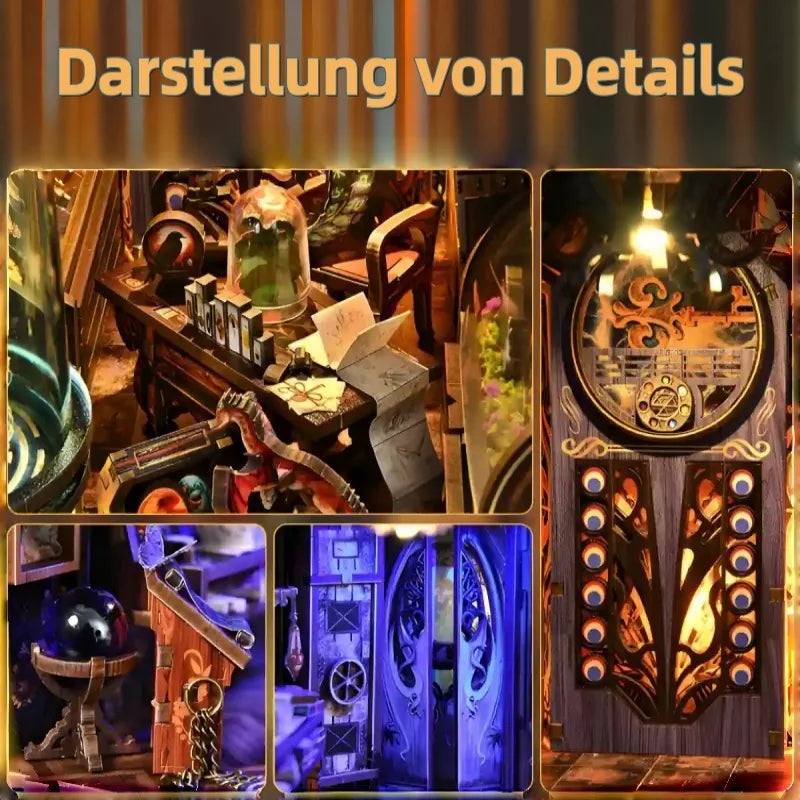 Chamber of Exotic Beasts Book Nook Kit