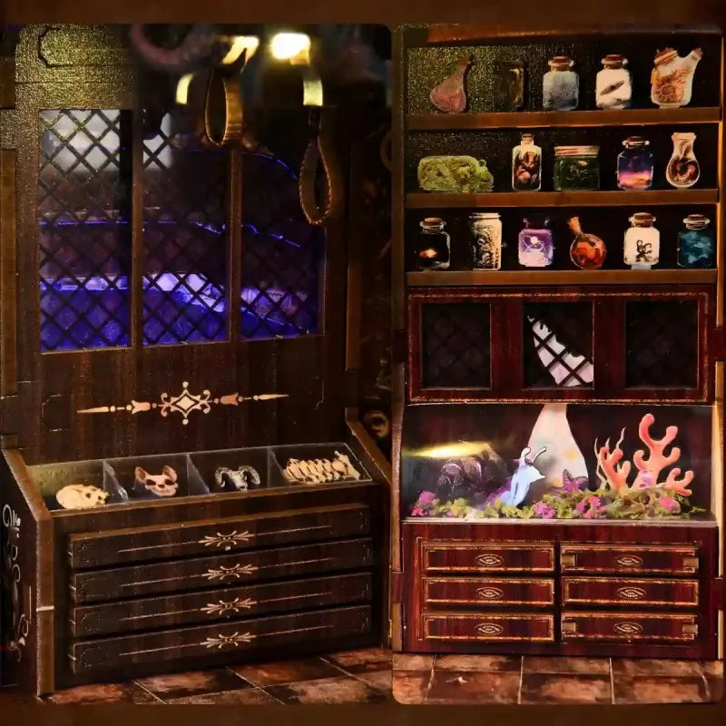 Book Nook - Chamber Of Exotic Beasts