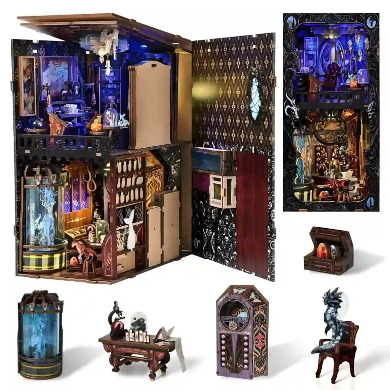 Chamber of Exotic Beasts Book Nook Kit