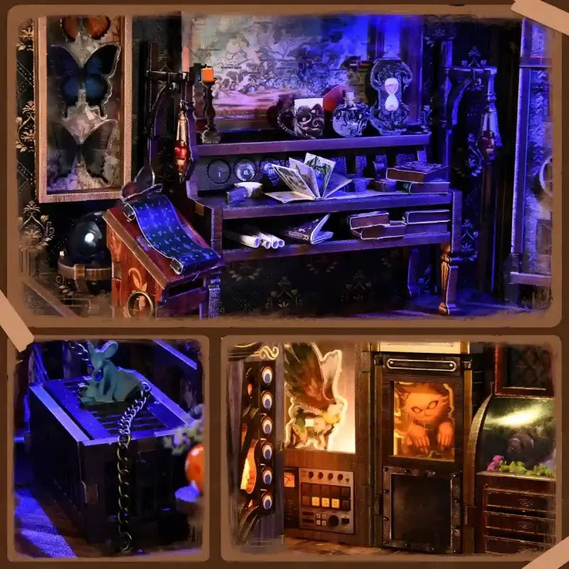 Chamber of Exotic Beasts Book Nook Kit