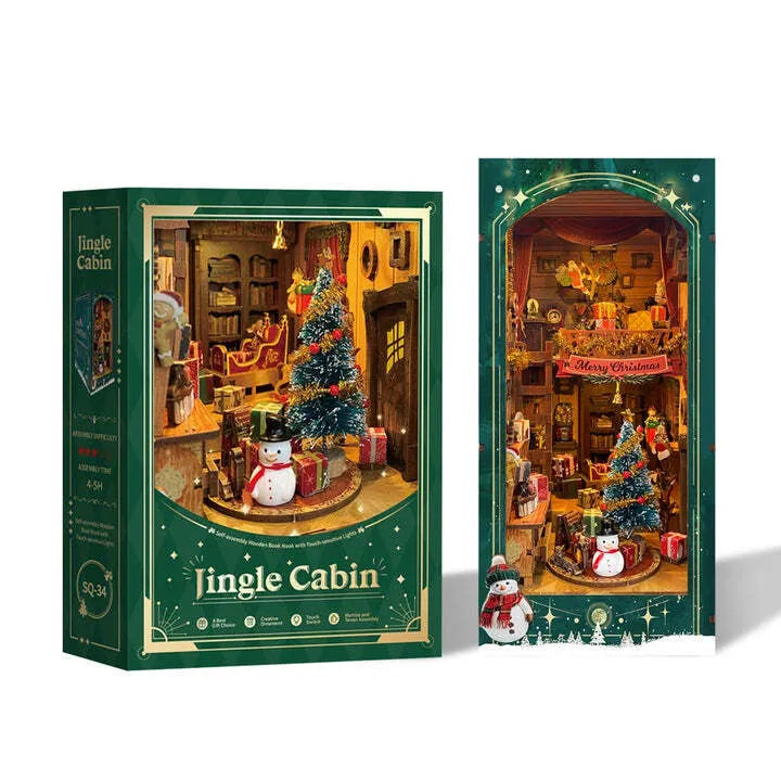 Book Nook - Christmas Jingle Cabin