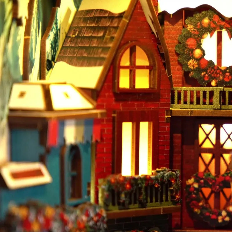 Christmas Street Corner Book Nook Kit