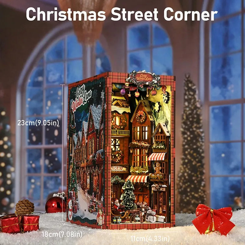 Christmas Street Corner Book Nook Kit
