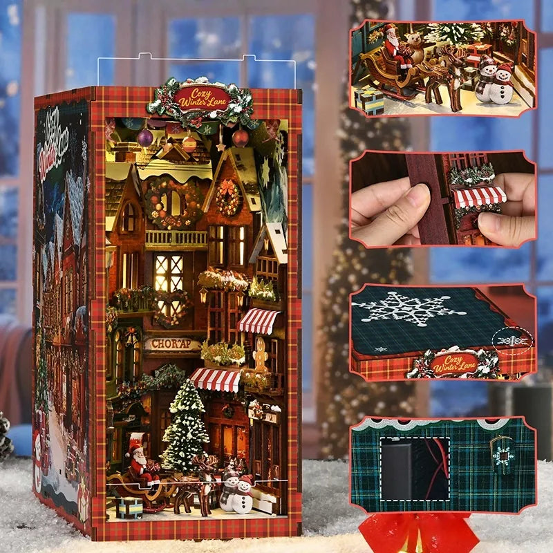 Christmas Street Corner Book Nook Kit