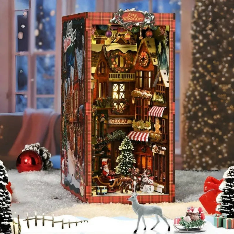 Book Nook - Christmas Street Corner