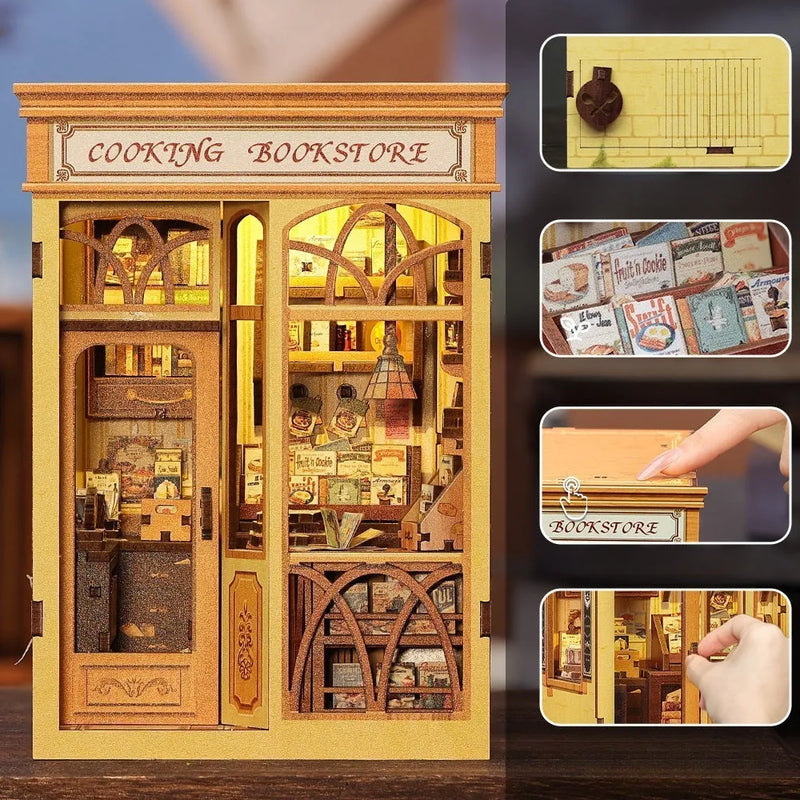 Cooking Bookstore Book Nook Kit
