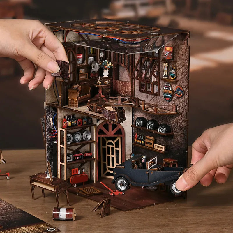 Craftsmanship Repair Shop Book Nook Kit