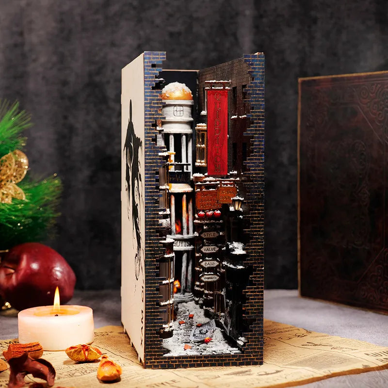 Diagon Alley Book Nook Kit | Cobblestone Magic Shops