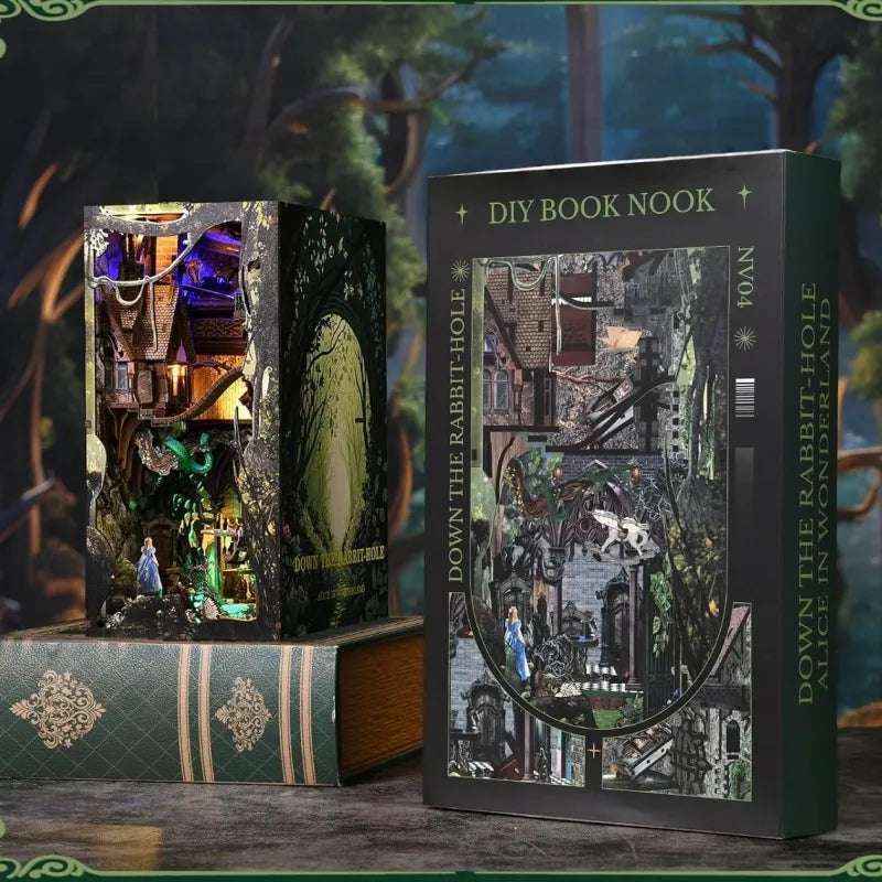 Book Nook - Down The Rabbit-Hole Alice in Wonderland