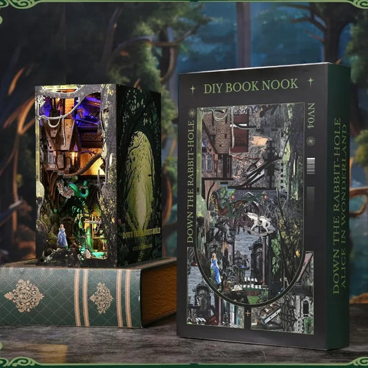 Book Nook - Down The Rabbit-Hole Alice in Wonderland