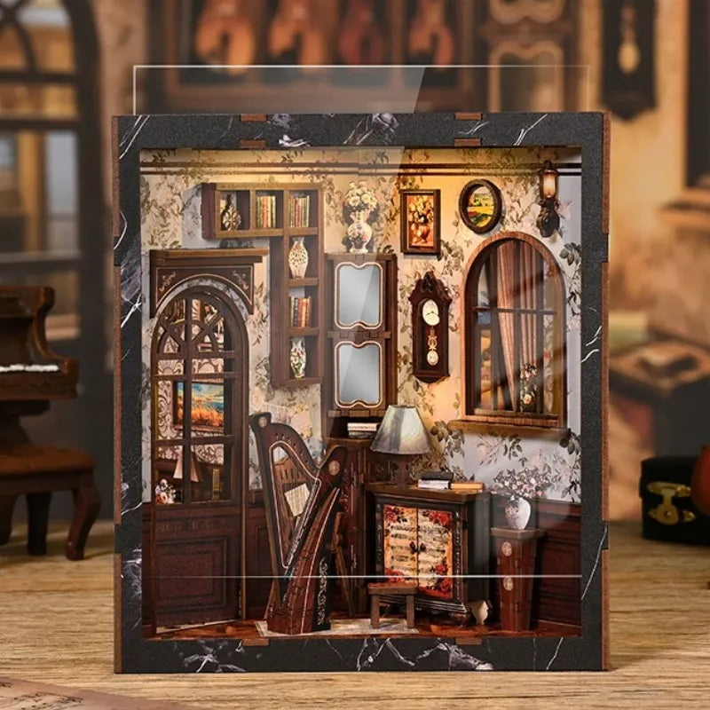 European Melody Box Book Nook Kit