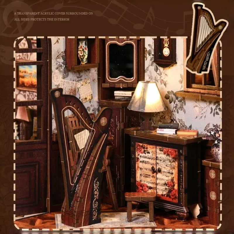 European Melody Box Book Nook Kit