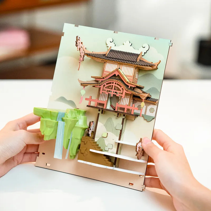 Falling Sakura Book Nook Kit