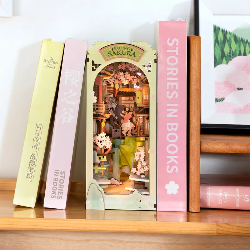 Falling Sakura Book Nook Kit