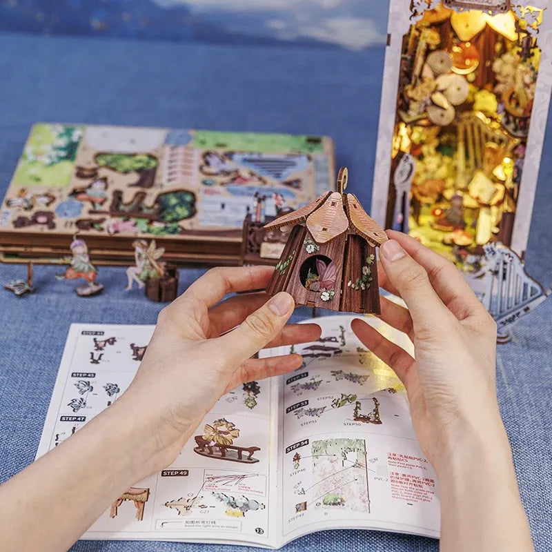 Flower Forest Concert Book Nook Kit