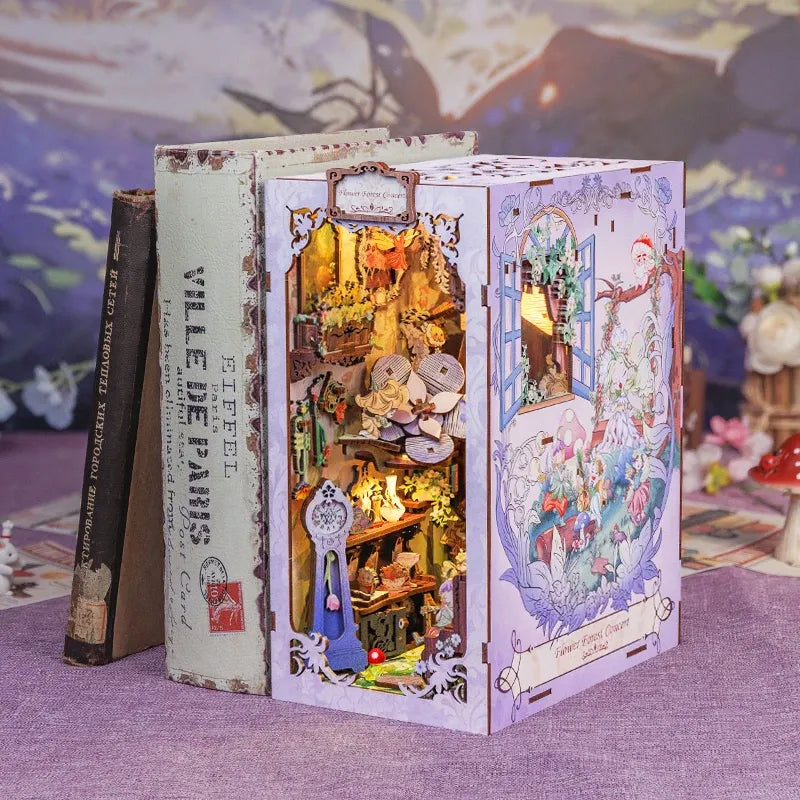 Flower Forest Concert Book Nook Kit
