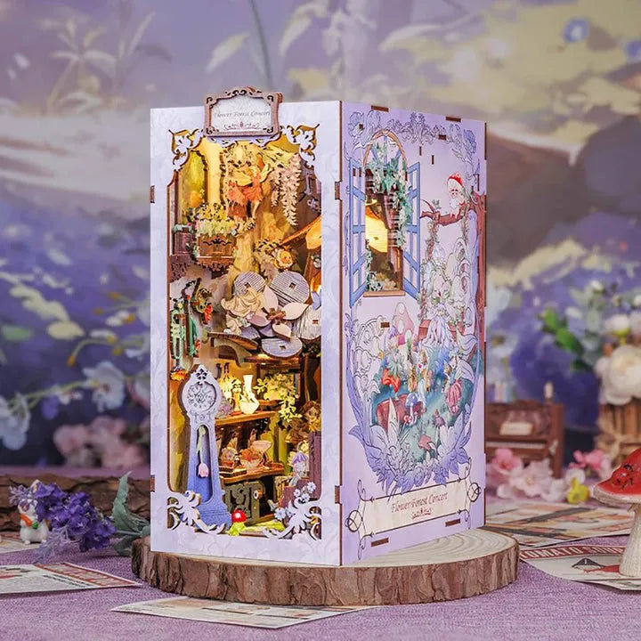 Flower Forest Concert Book Nook Kit