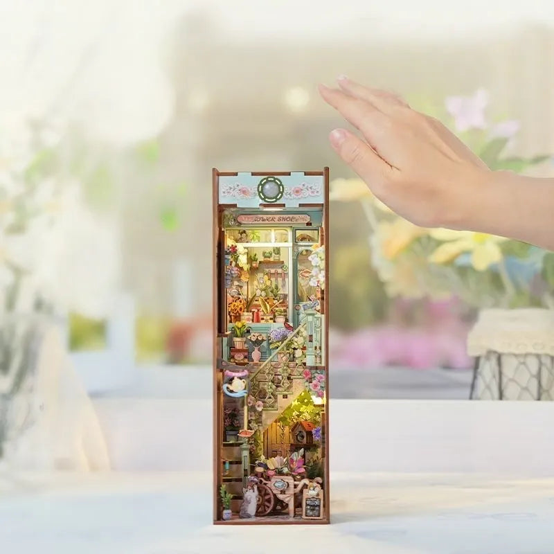 Build a flower shop, from windows to tea room