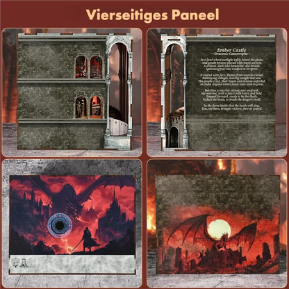 Book Nook Fourth Wing - Ember Castle