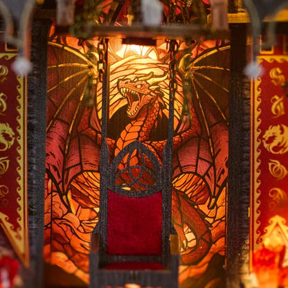 Book Nook Fourth Wing - Sprie of the Wyrm