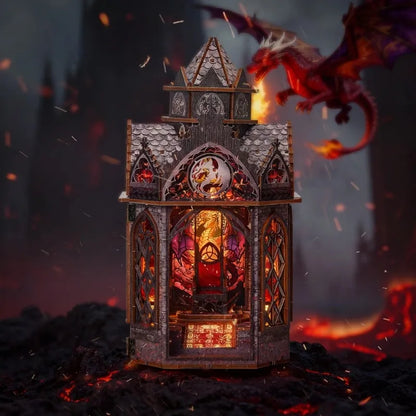 Book Nook Fourth Wing - Sprie of the Wyrm