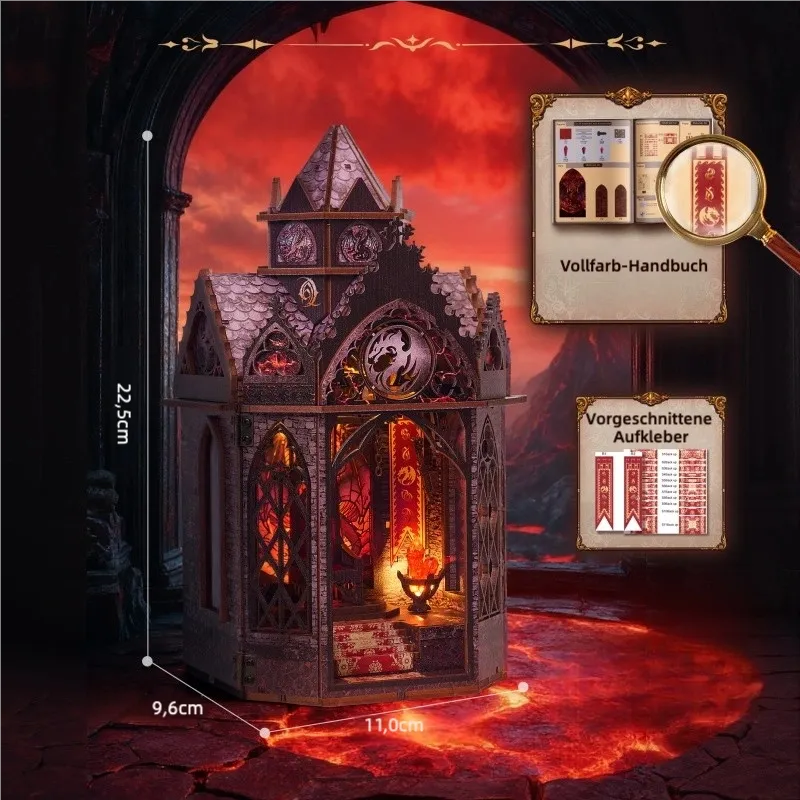 Book Nook Fourth Wing - Sprie of the Wyrm