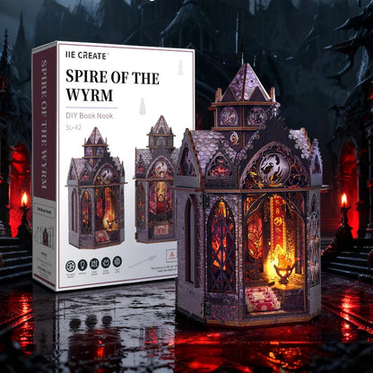 Book Nook Fourth Wing - Sprie of the Wyrm