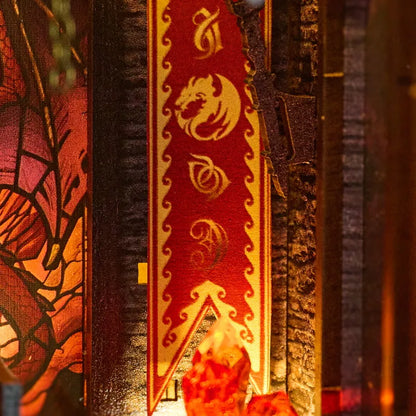 Book Nook Fourth Wing - Sprie of the Wyrm