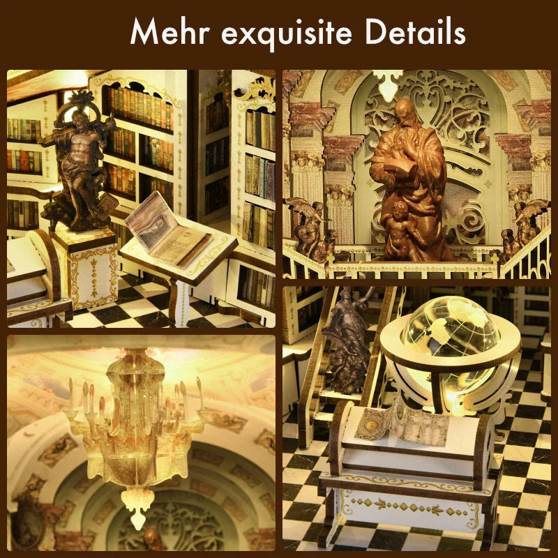 Library of Gods Max book nook kit – detail view 3