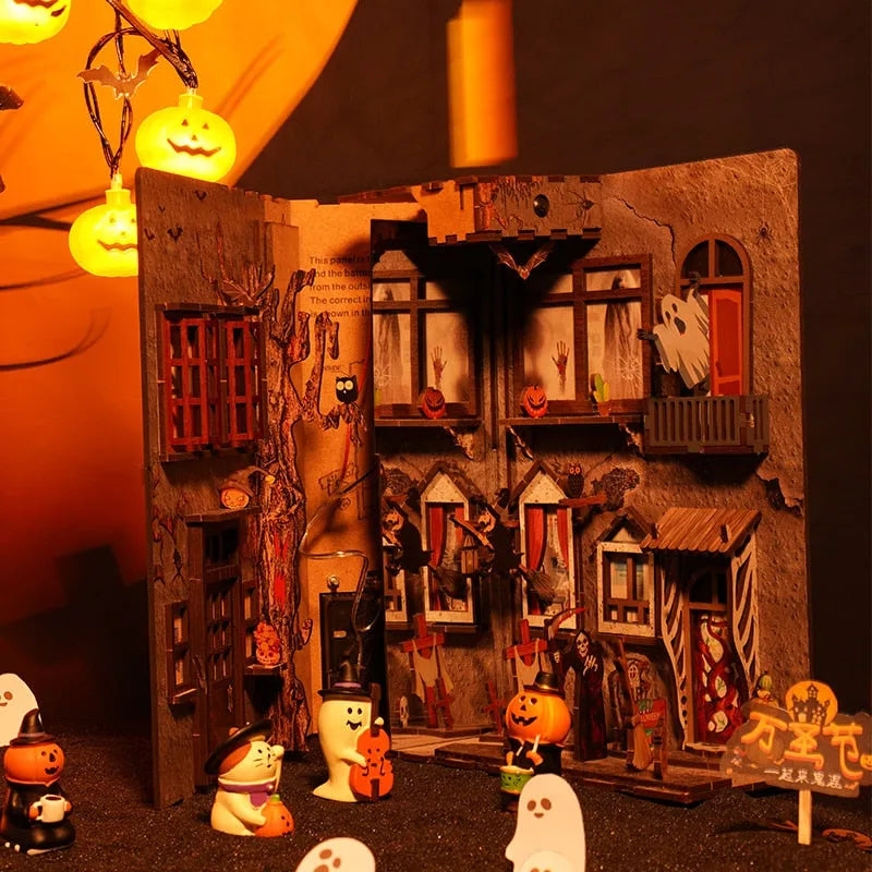 Halloween Alley Book Nook Kit