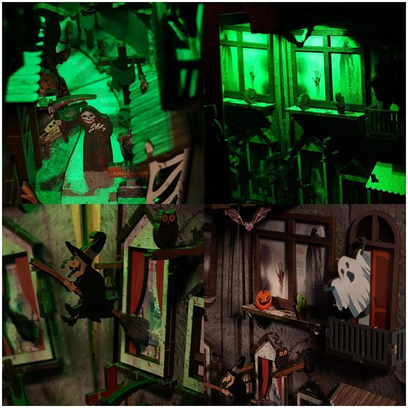 Halloween Alley Book Nook Kit