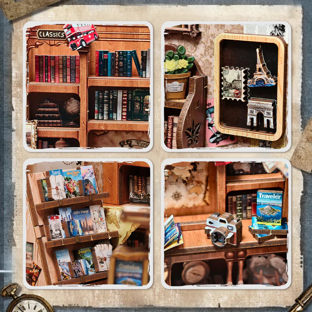 Journey Trace Bookshop Book Nook Kit