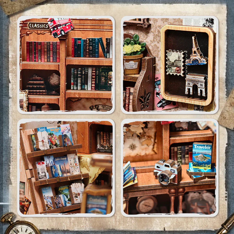 Journey Trace Bookshop Book Nook Kit