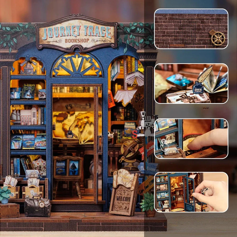 Journey Trace Bookshop Book Nook Kit