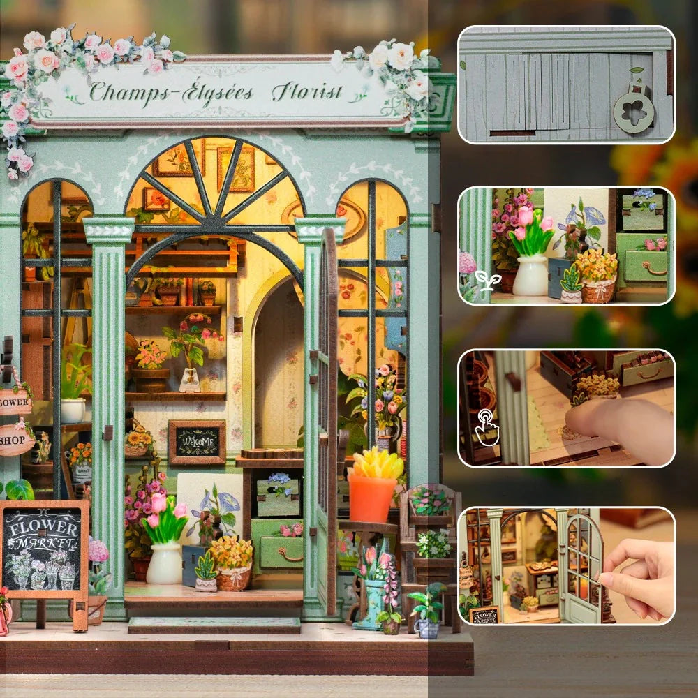 Champs-Élysées Florist Book Nook Kit