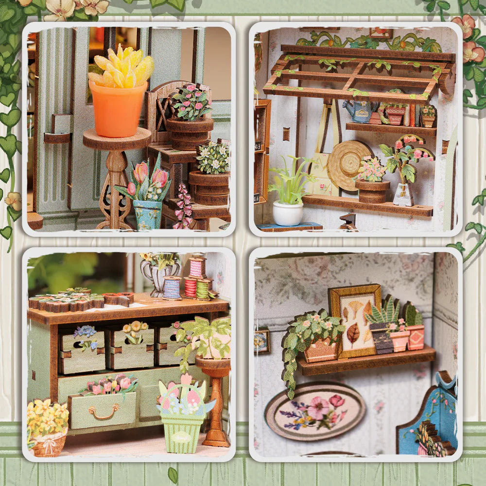 Champs-Élysées Florist Book Nook Kit