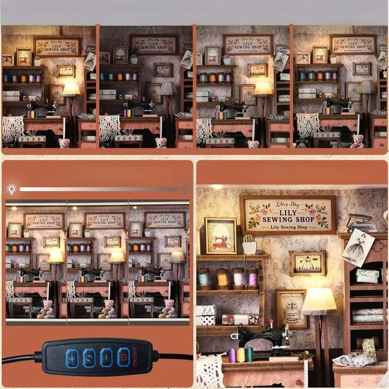 DIY 3D-Bilderrahmen Bausatz - Lily's Nähstube | Miniatur Diorama