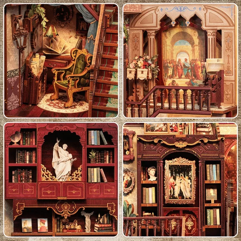 A library waiting behind its doors