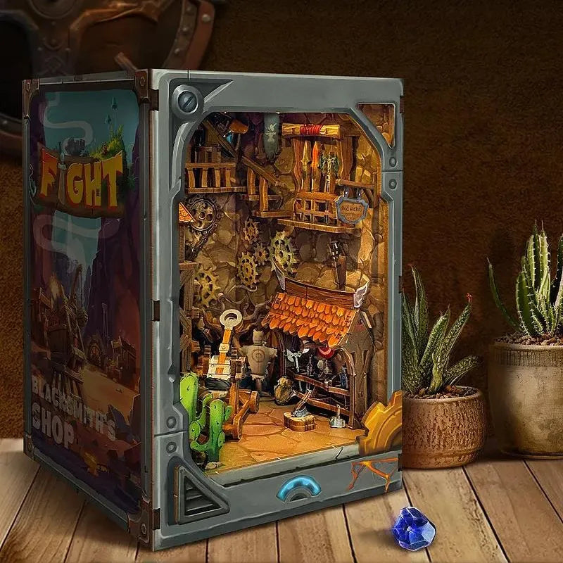 Mining Zone Fortress Book Nook Kit