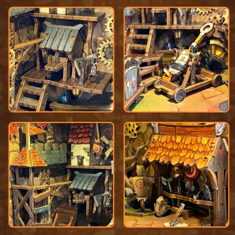 Build an industrial fortress in miniature
