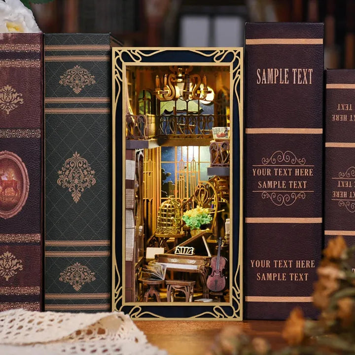 Pianist with Nightingale Book Nook Kit