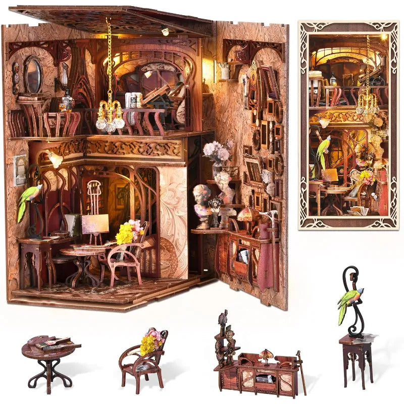 Painter's Day at Dusk Book Nook Kit
