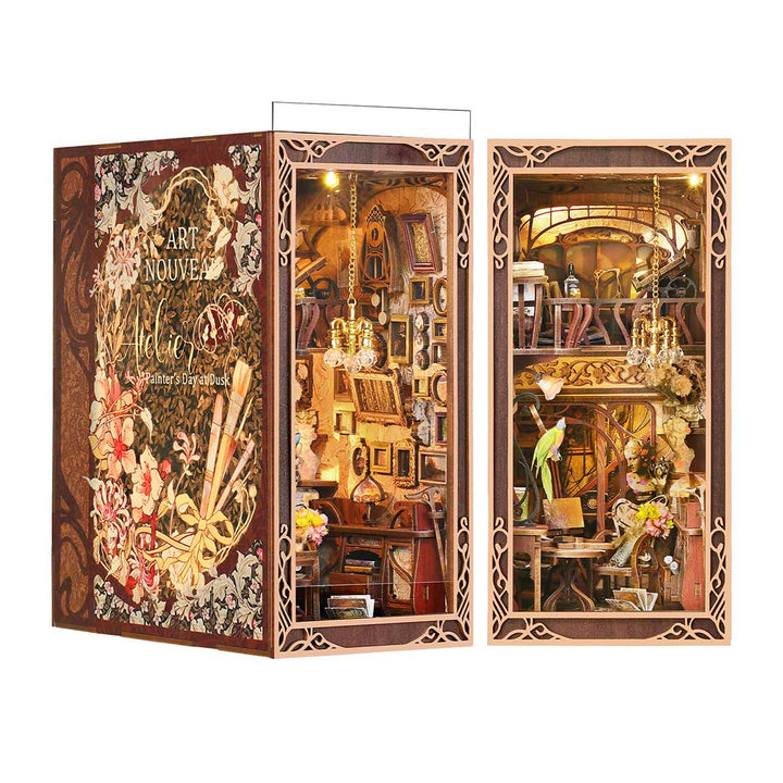 Painter's Day at Dusk Book Nook Kit