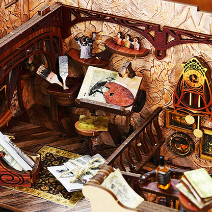 Book Nook - Painter's Day At Dusk