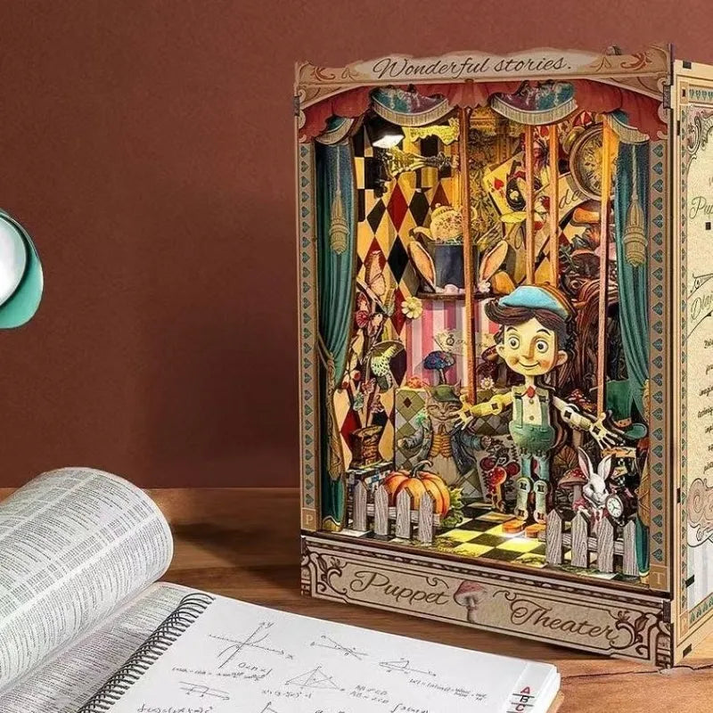 Puppet's Adventure Book Nook Kit