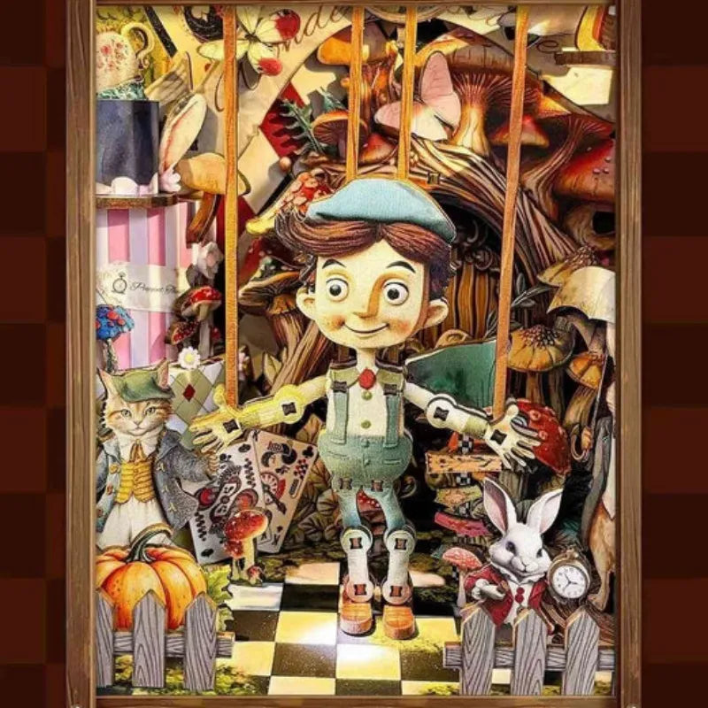 Puppet's Adventure Book Nook Kit