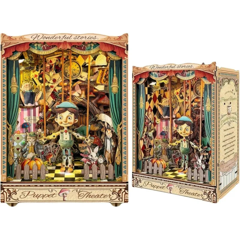 Puppet's Adventure Book Nook Kit