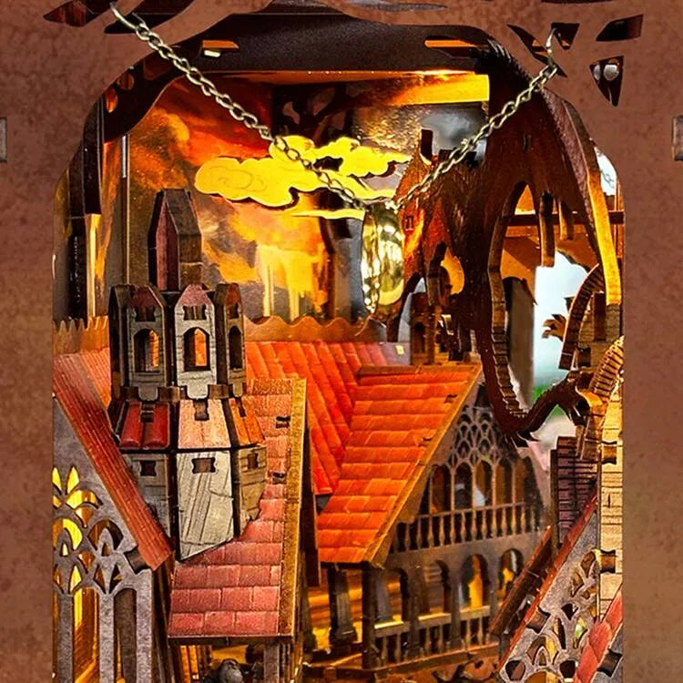 Spirit Valley of the Magic Ring book nook kit – detail view 4