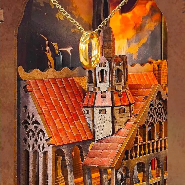 Spirit Valley of the Magic Ring Book Nook Kit | Inspired by Lord of the Rings